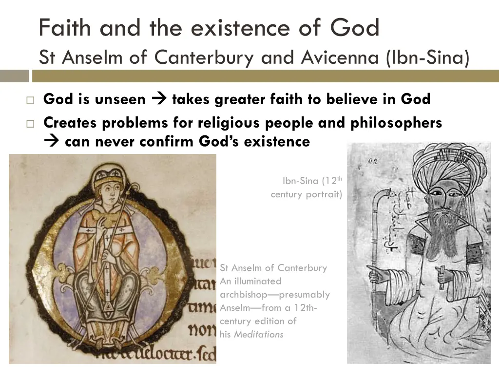 faith and the existence of god st anselm