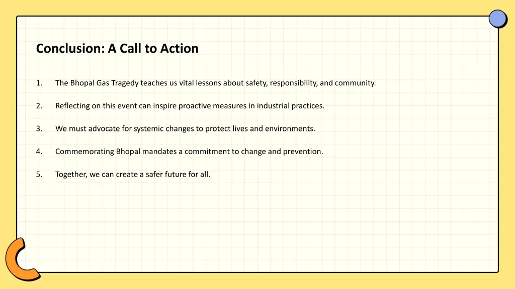 conclusion a call to action