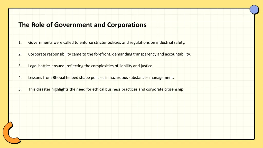 the role of government and corporations