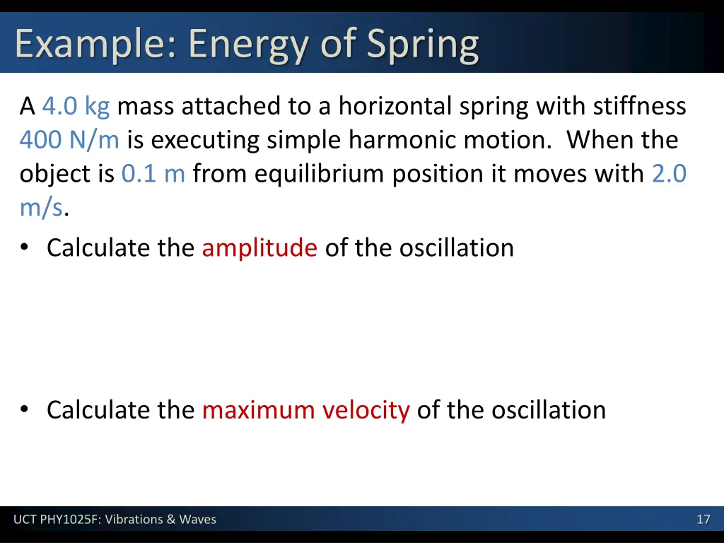 example energy of spring