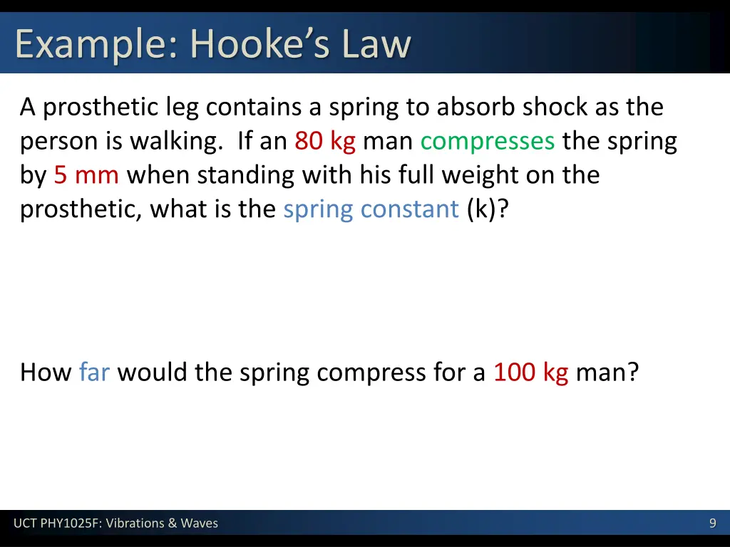 example hooke s law