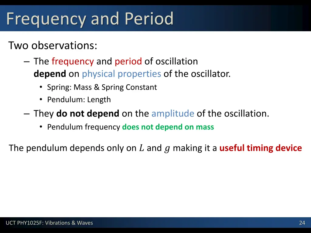 frequency and period