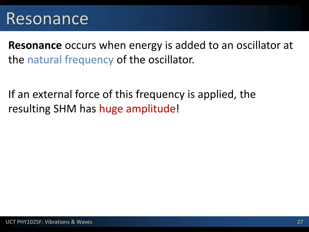resonance