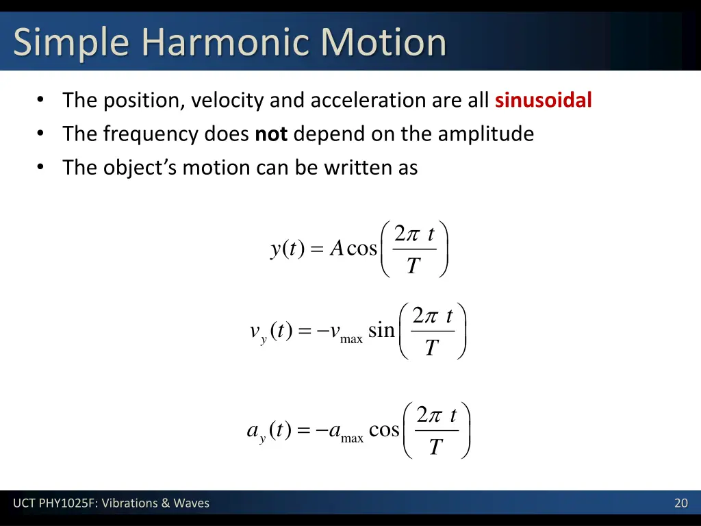 simple harmonic motion 2