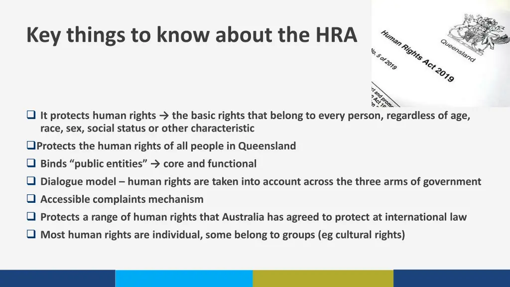 key things to know about the hra