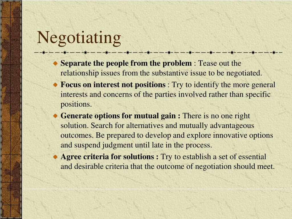 negotiating 1