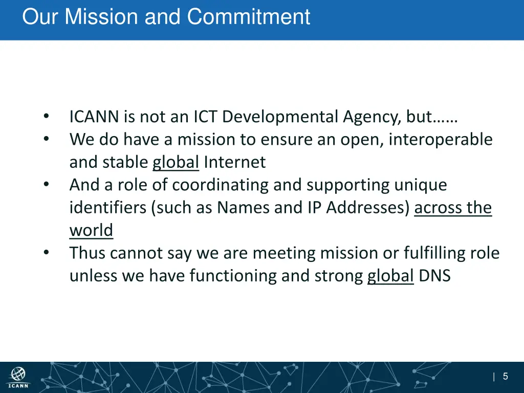 our mission and commitment