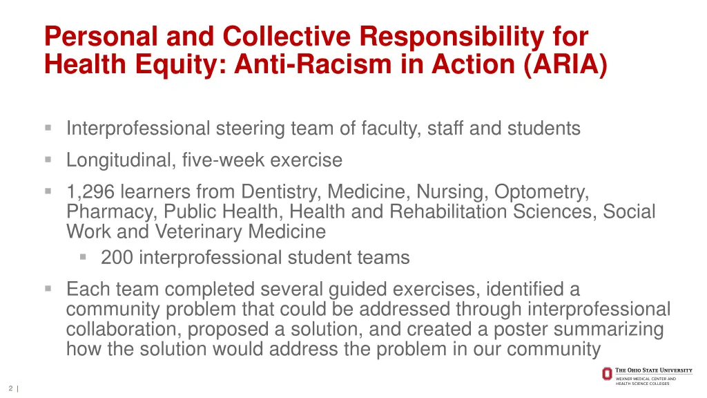 personal and collective responsibility for health