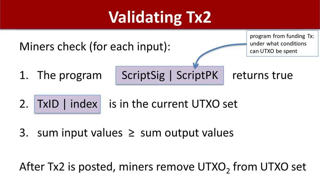 validating tx2