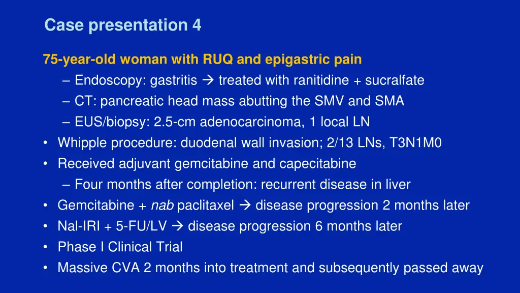 case presentation 4