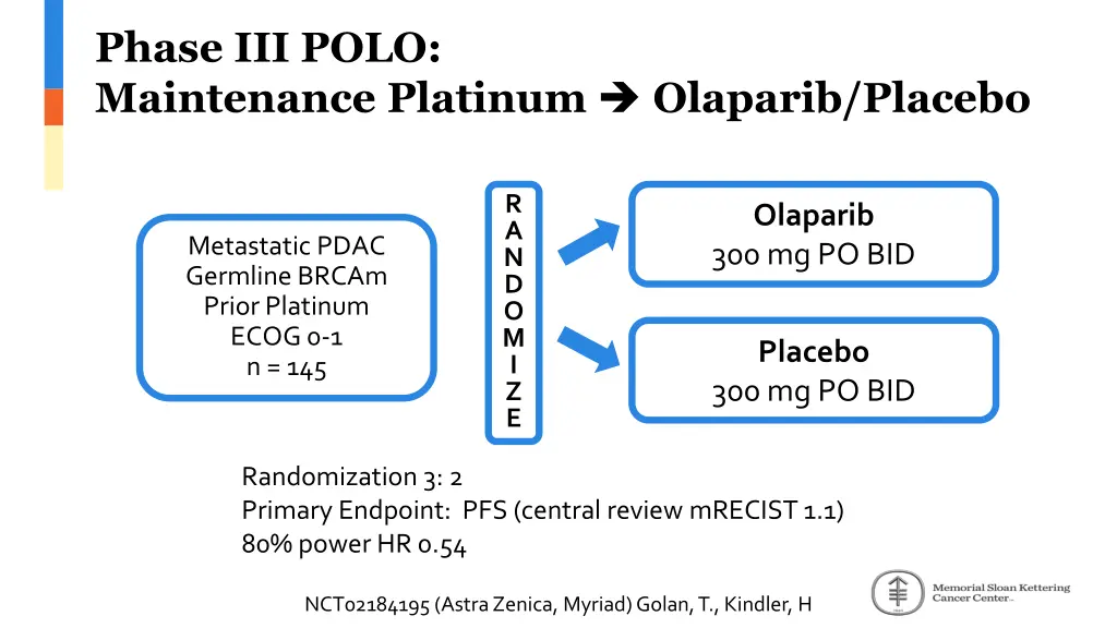 phase iii polo maintenance platinum olaparib