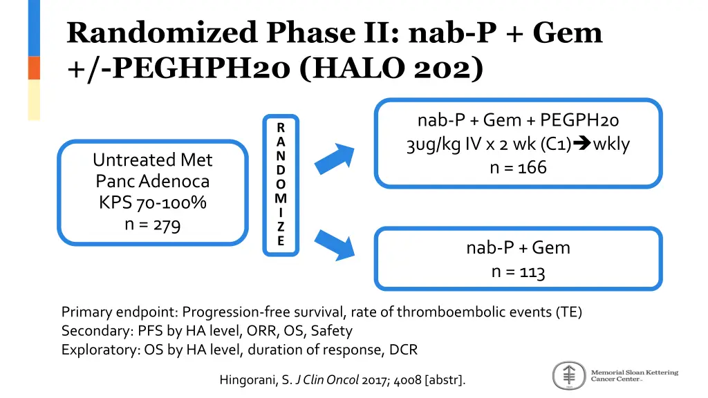 randomized phase ii nab p gem peghph20 halo 202