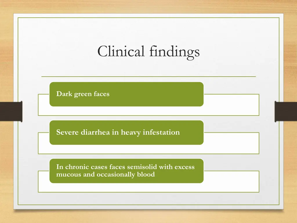 clinical findings