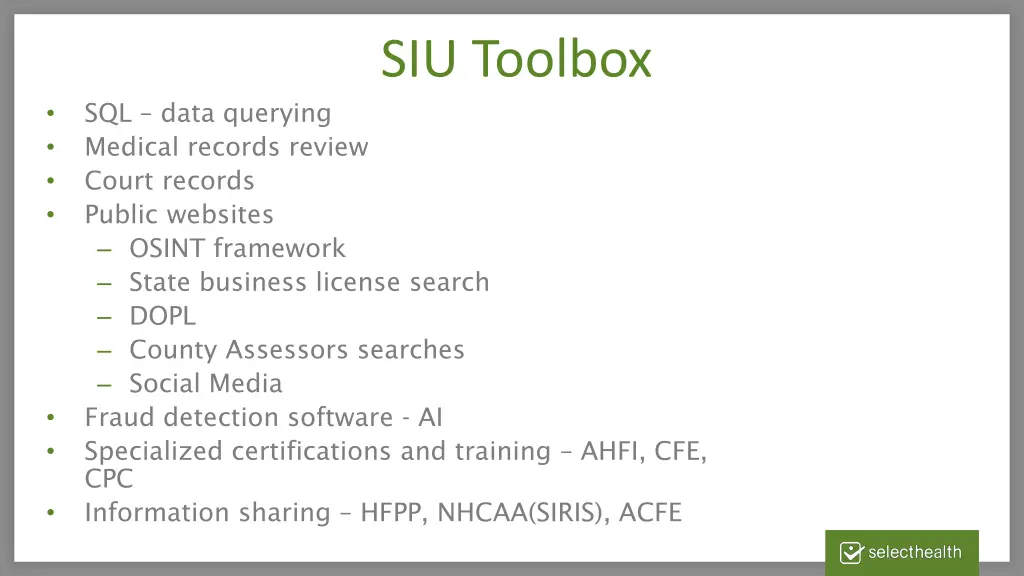 siu toolbox