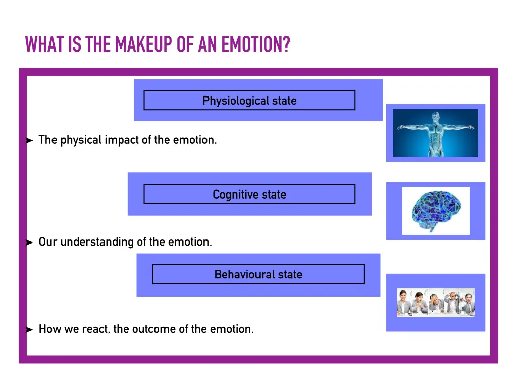 what is the makeup of an emotion