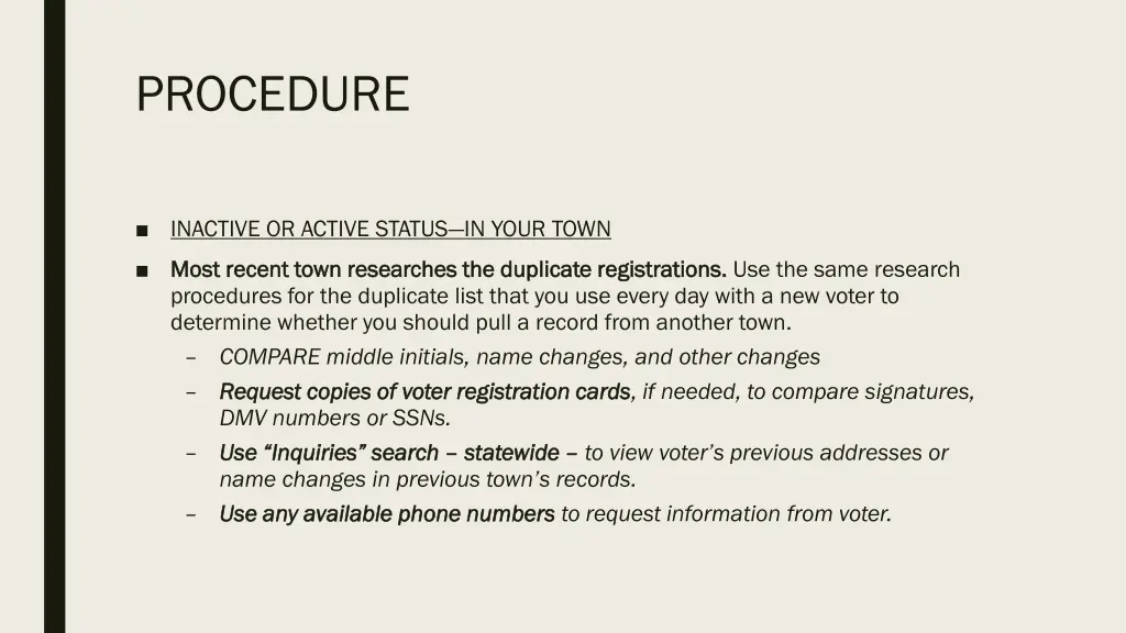 procedure 1