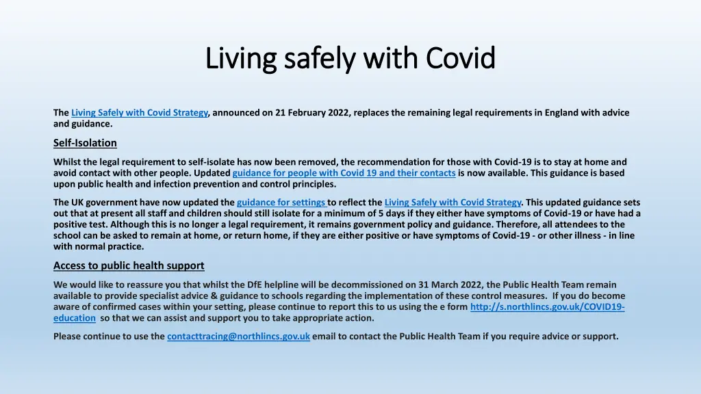 living safely with living safely with covid