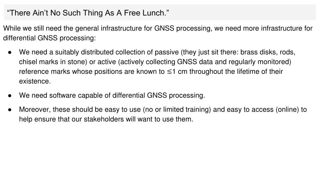 there ain t no such thing as a free lunch