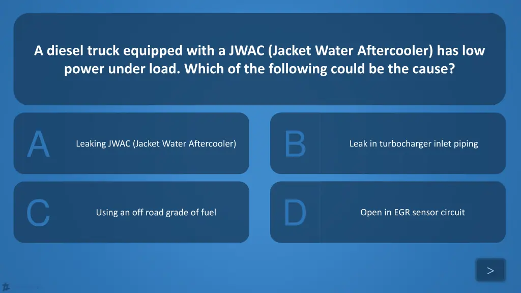 a diesel truck equipped with a jwac jacket water