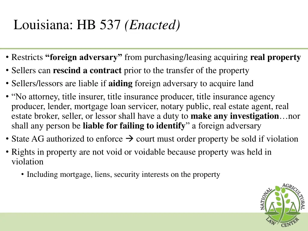 louisiana hb 537 enacted