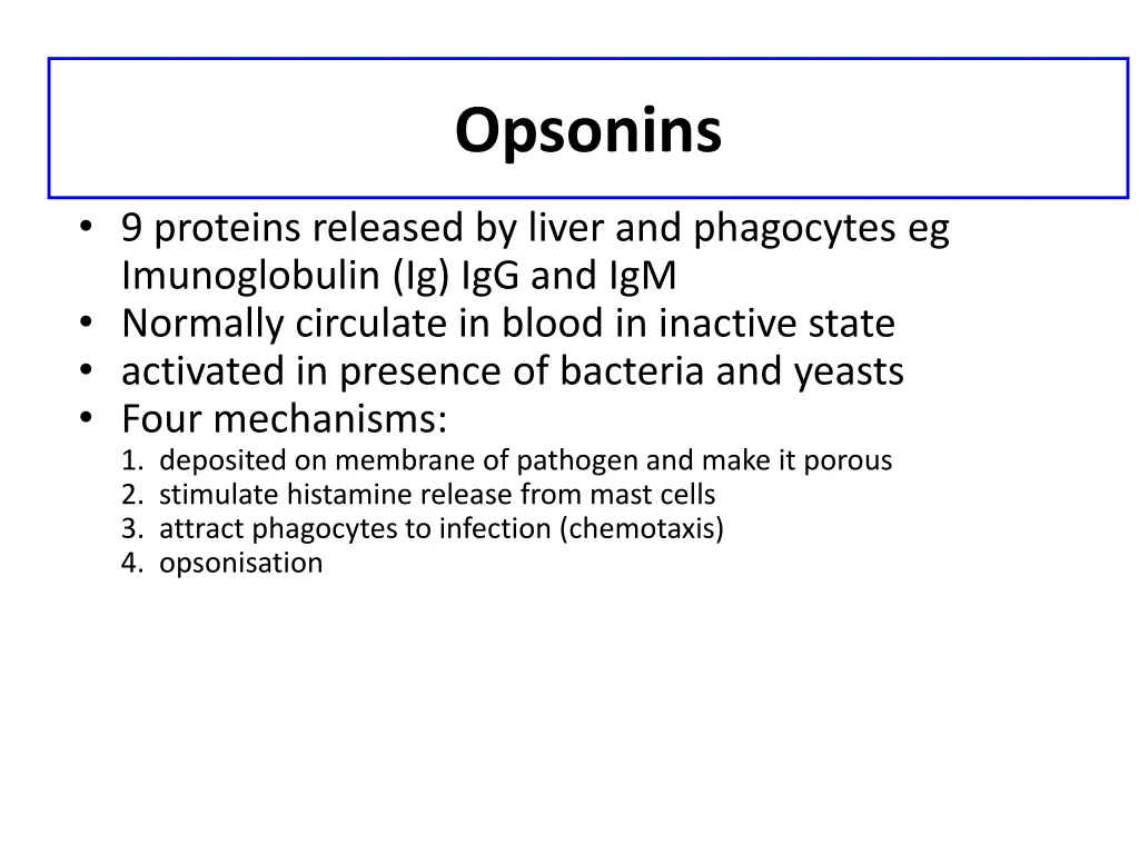 opsonins