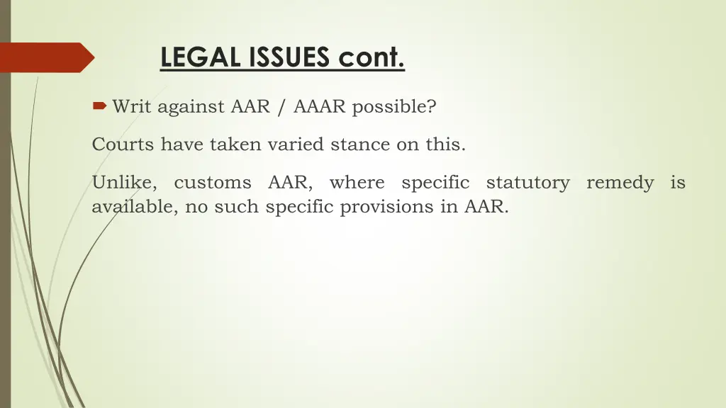 legal issues cont 1