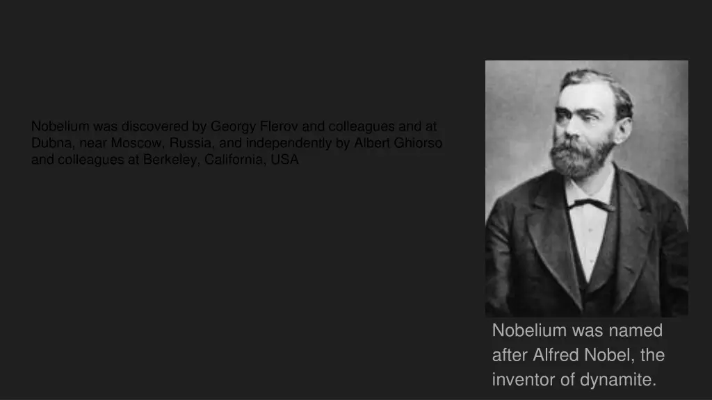 nobelium was discovered by georgy flerov