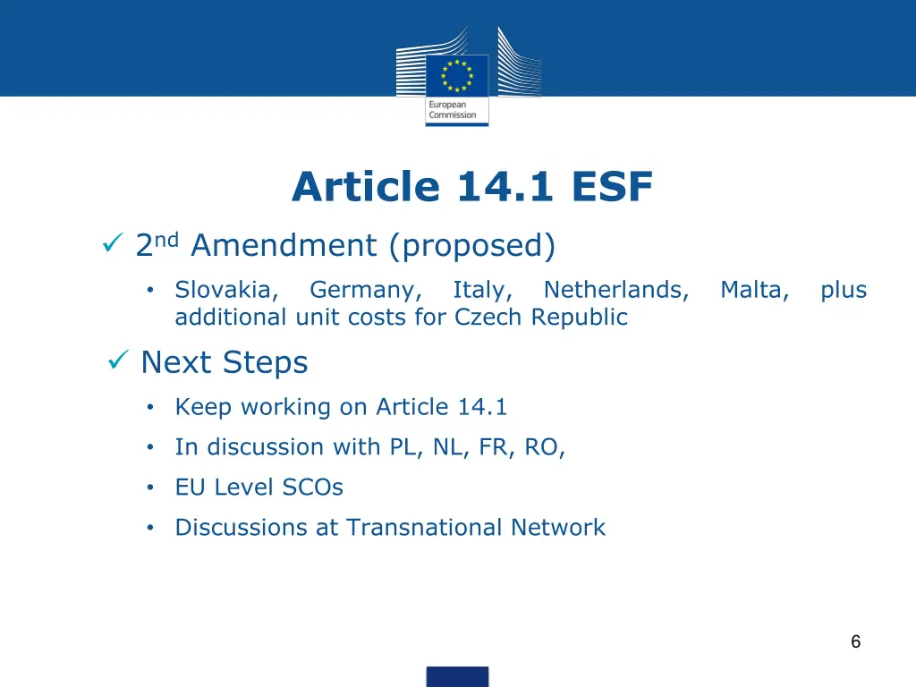 article 14 1 esf 1