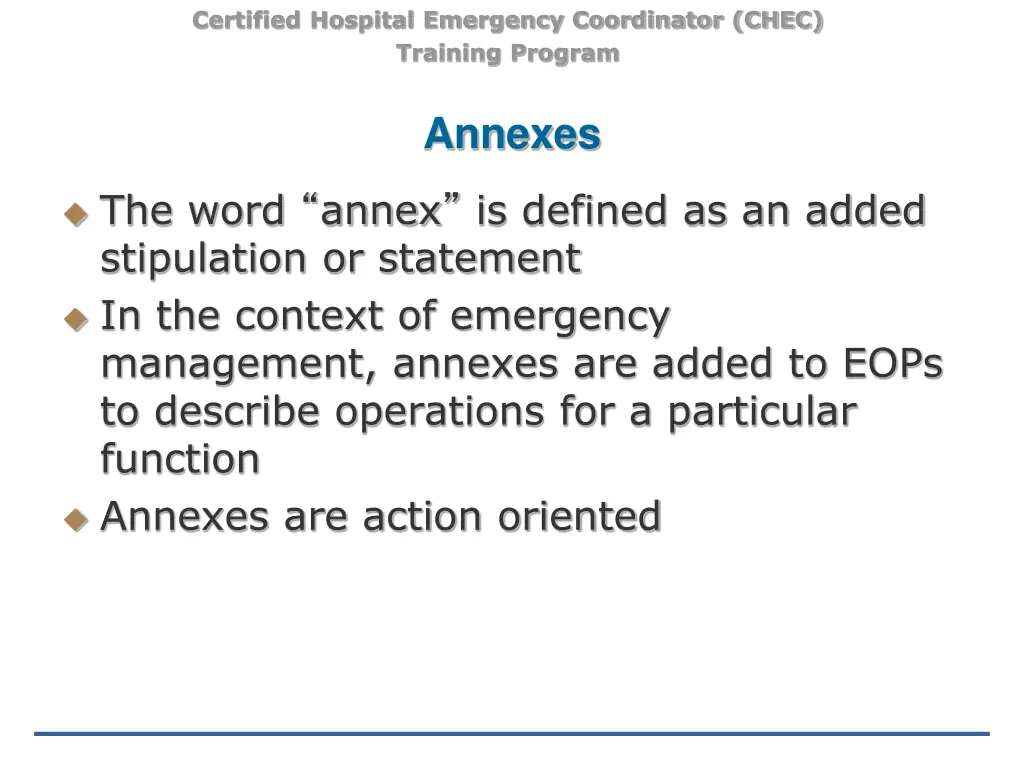 certified hospital emergency coordinator chec 2