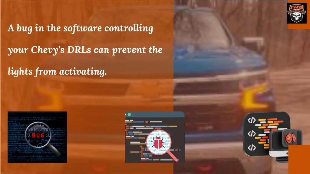 a bug in the software controlling