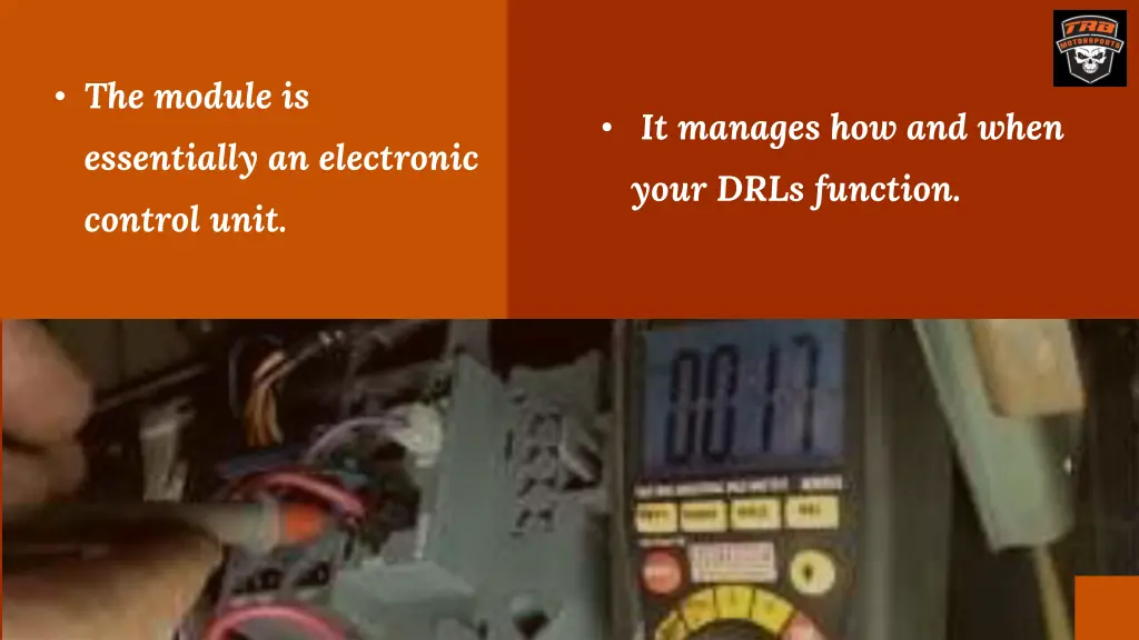 the module is essentially an electronic control