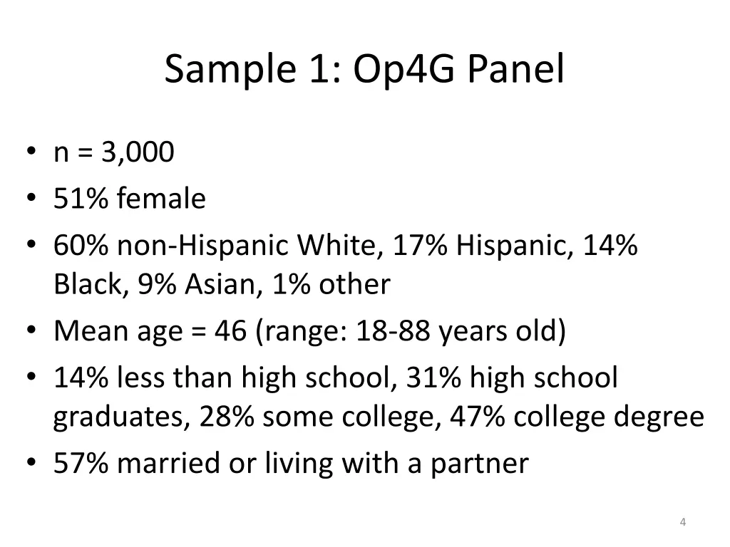 sample 1 op4g panel