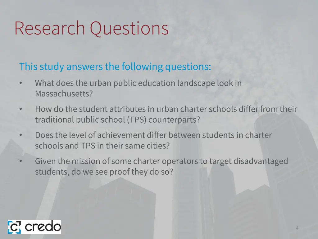 research questions