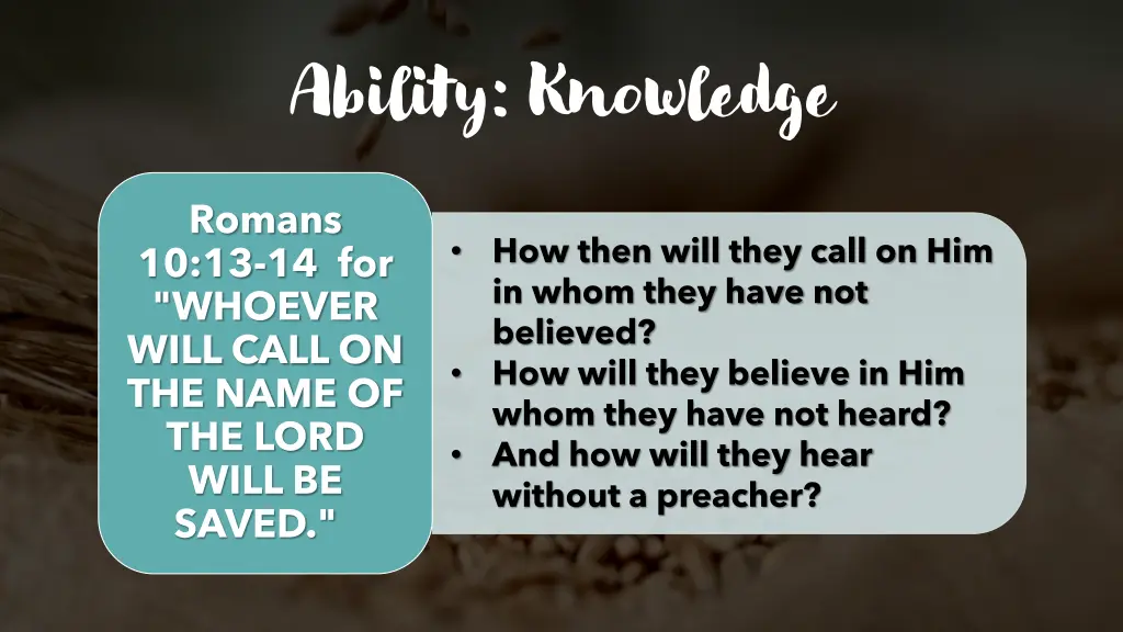 ability knowledge