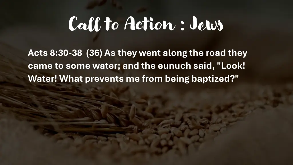 call to action jews 1
