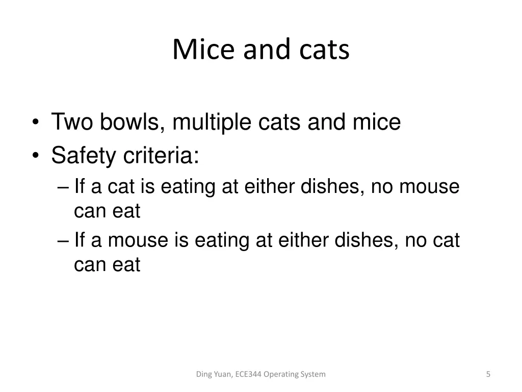 mice and cats