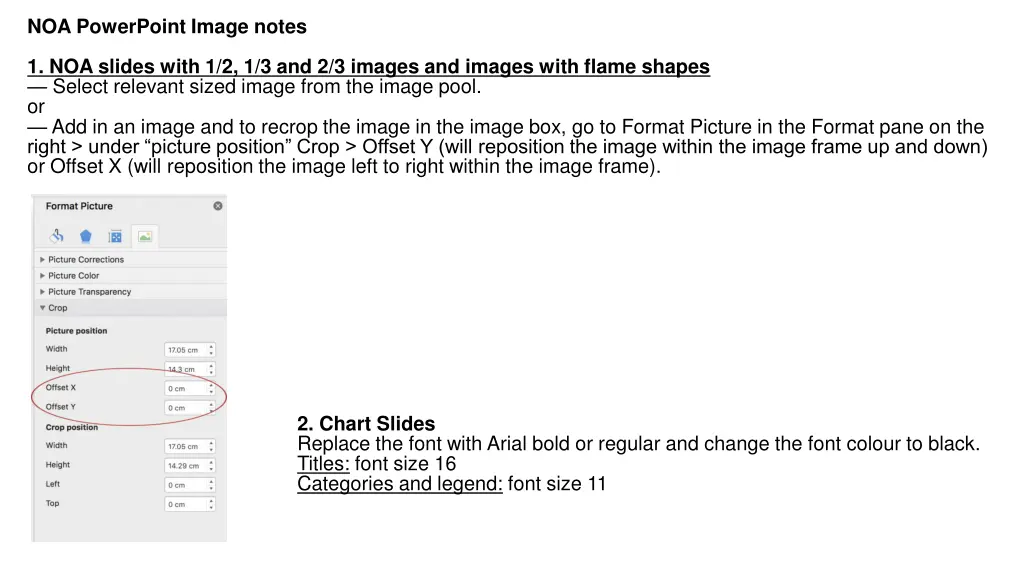 noa powerpoint image notes