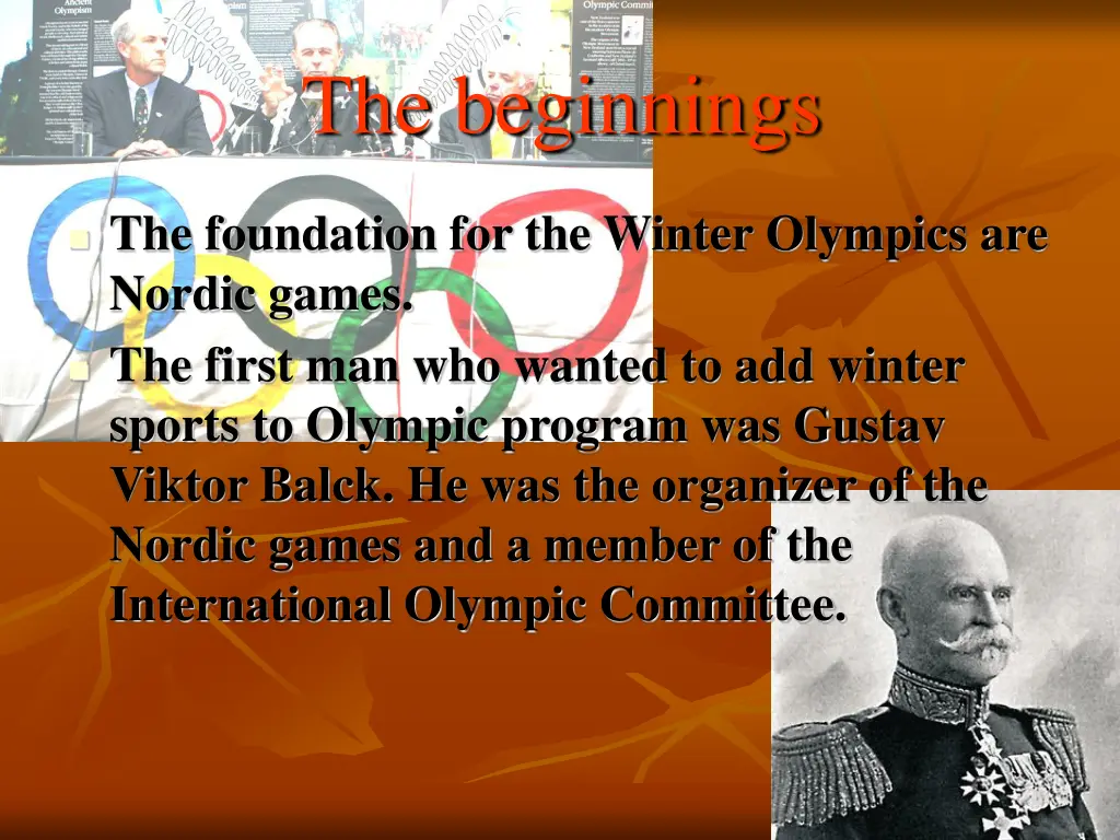 the beginnings