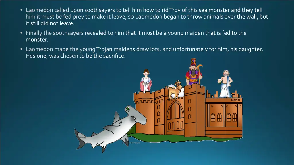 laomedon called upon soothsayers to tell