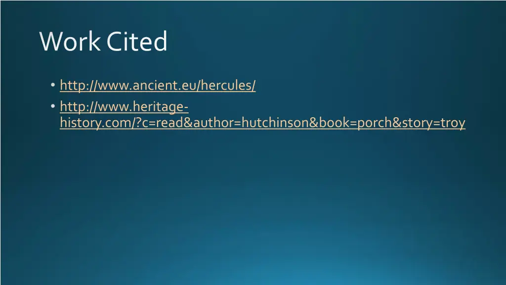 work cited