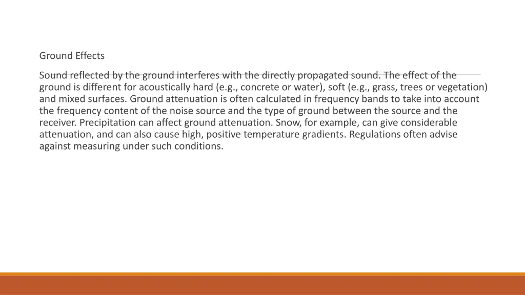 ground effects