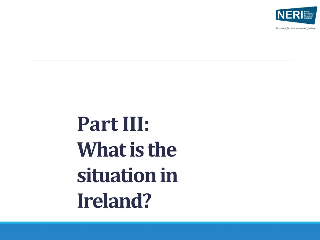 part iii what is the situation in ireland