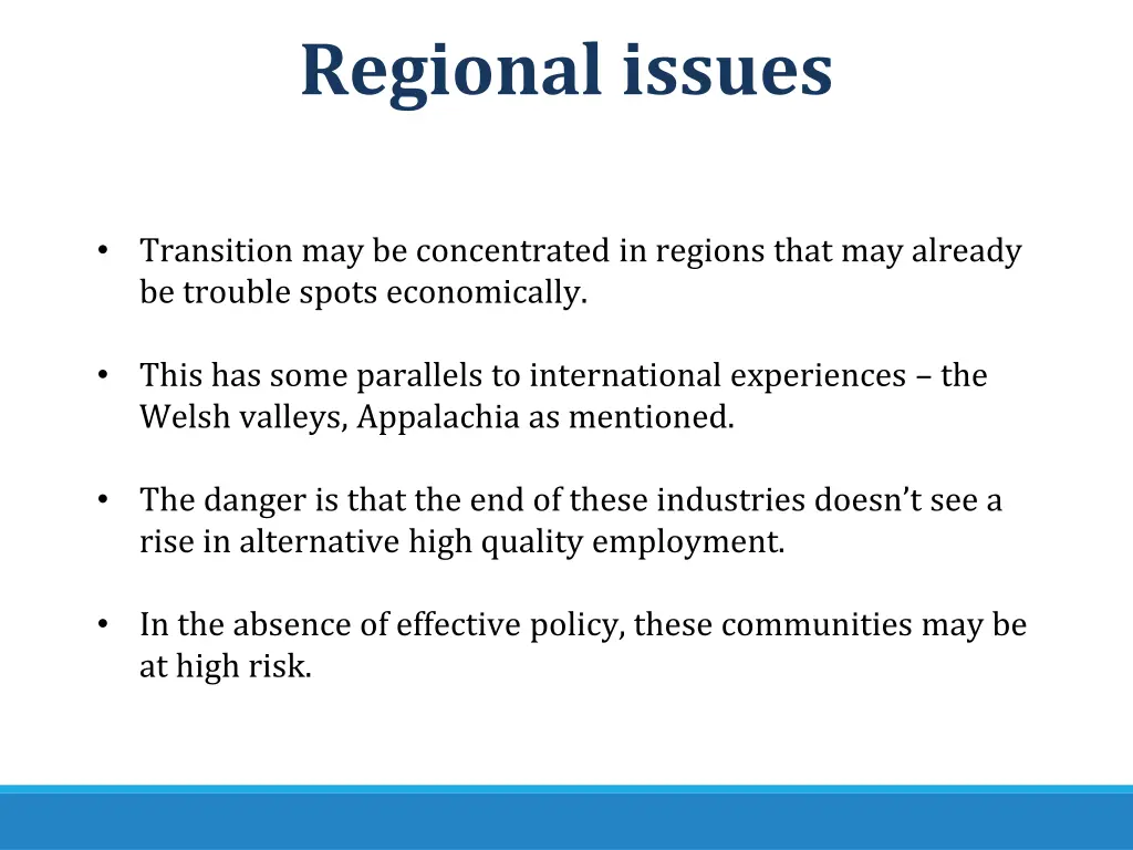 regional issues