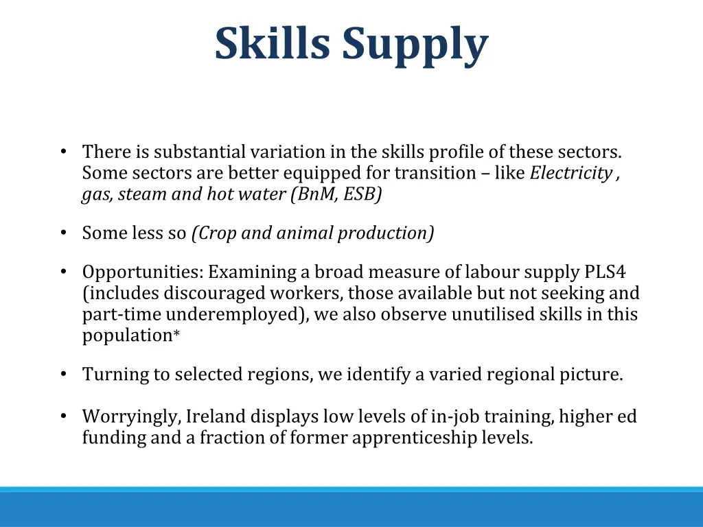 skills supply