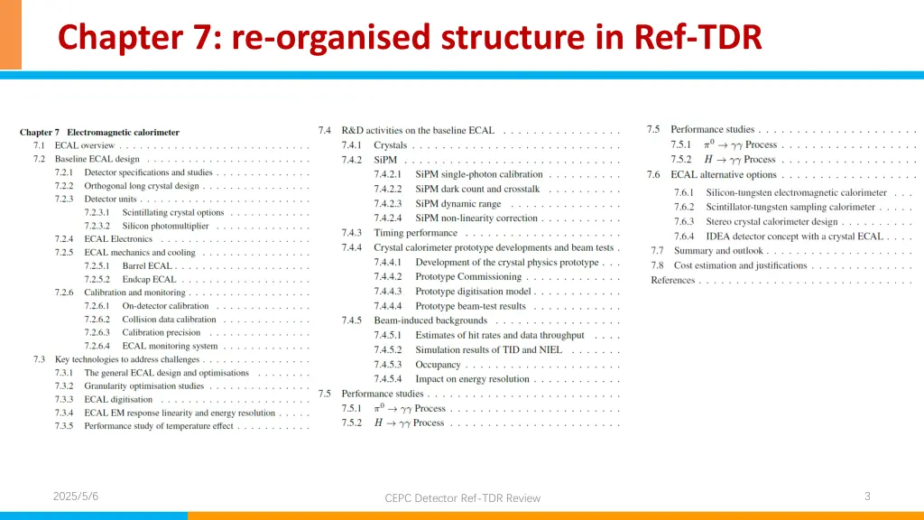 chapter 7 re organised structure in ref tdr 1