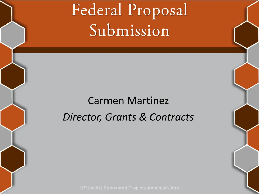 carmen martinez director grants contracts