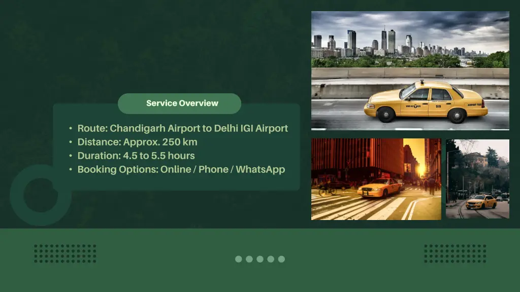 route chandigarh airport to delhi igi airport