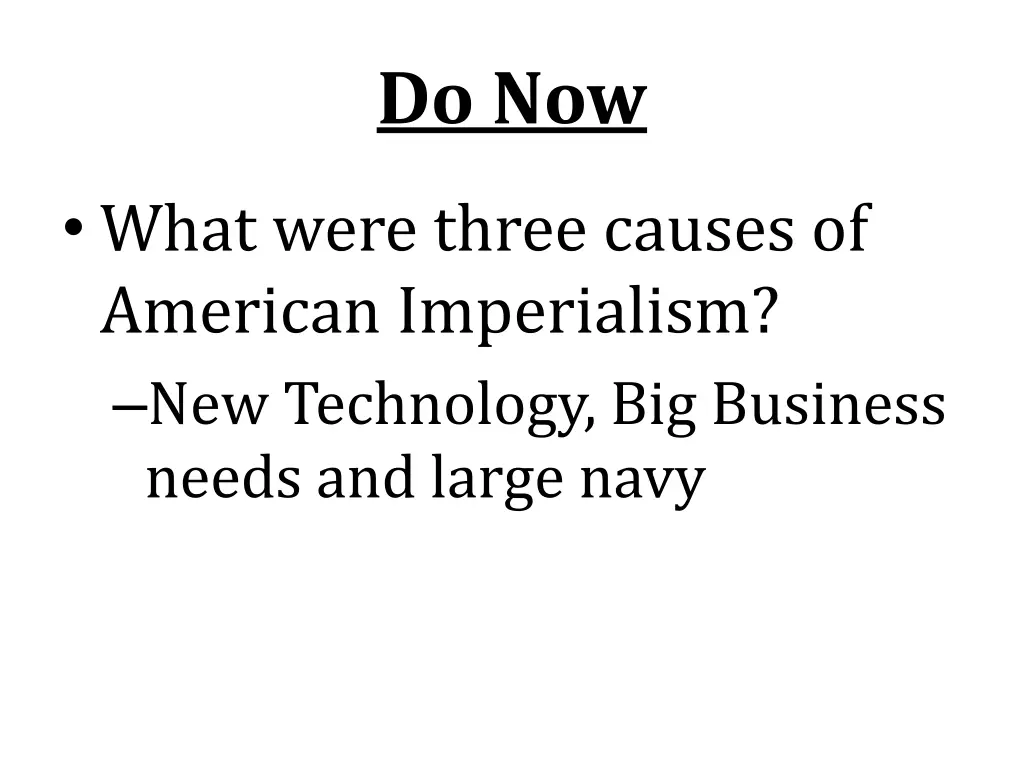do now 1