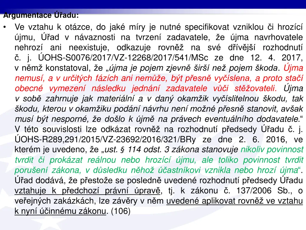 argumentace adu ve vztahu