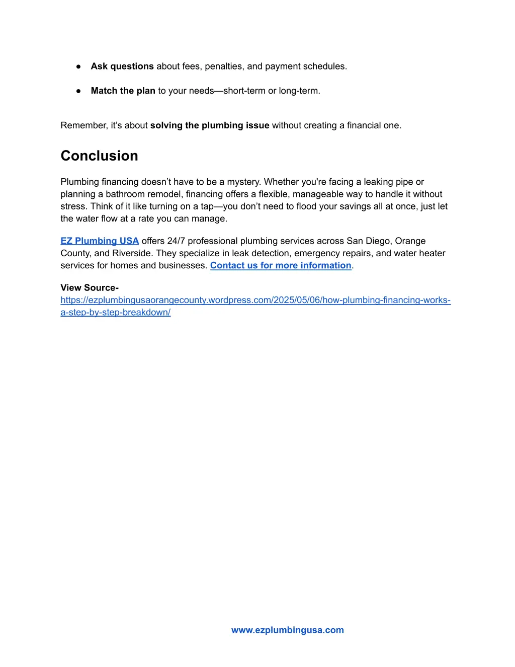 ask questions about fees penalties and payment